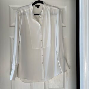 Victoria Beckham white blouse size Large